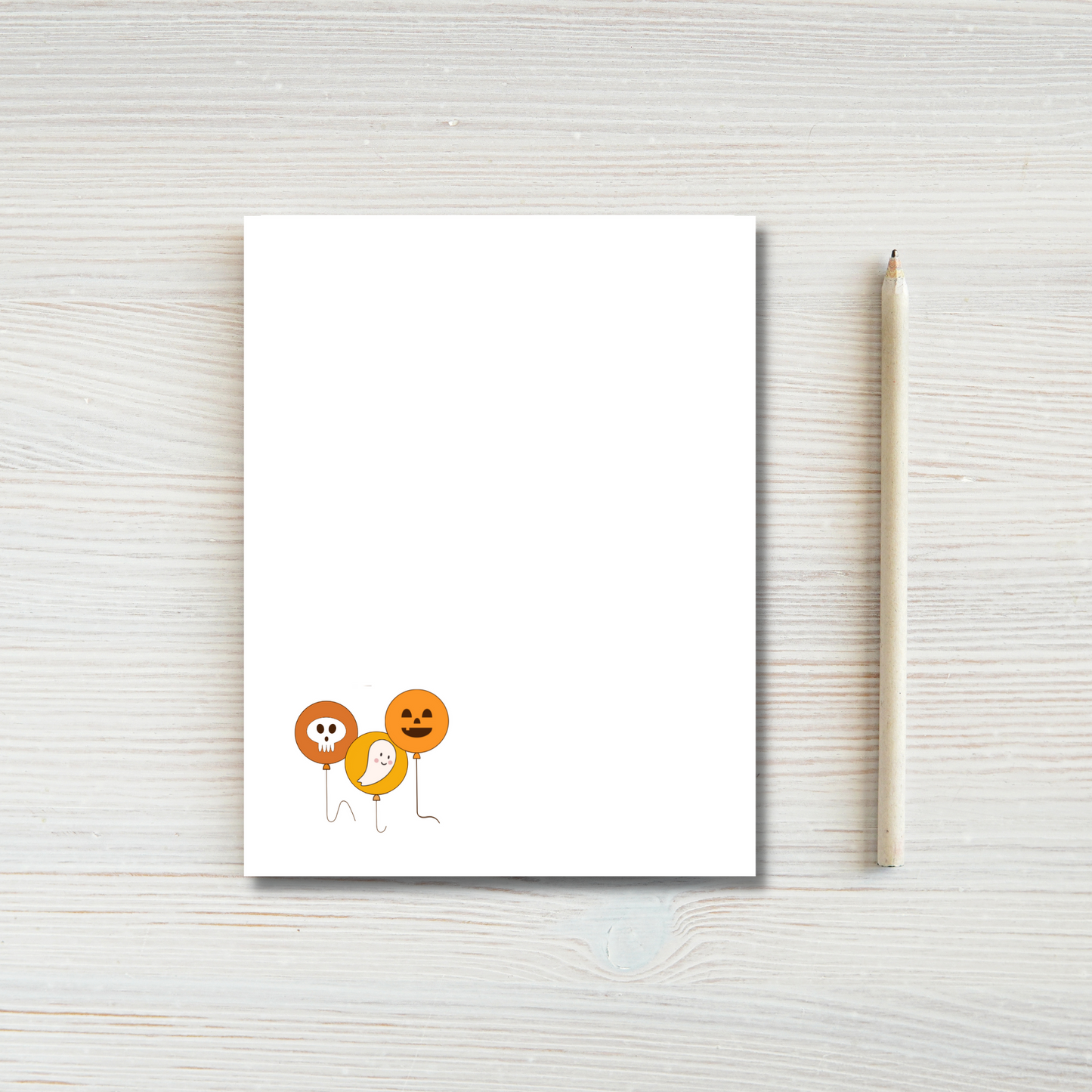Spooky Balloons Notepad