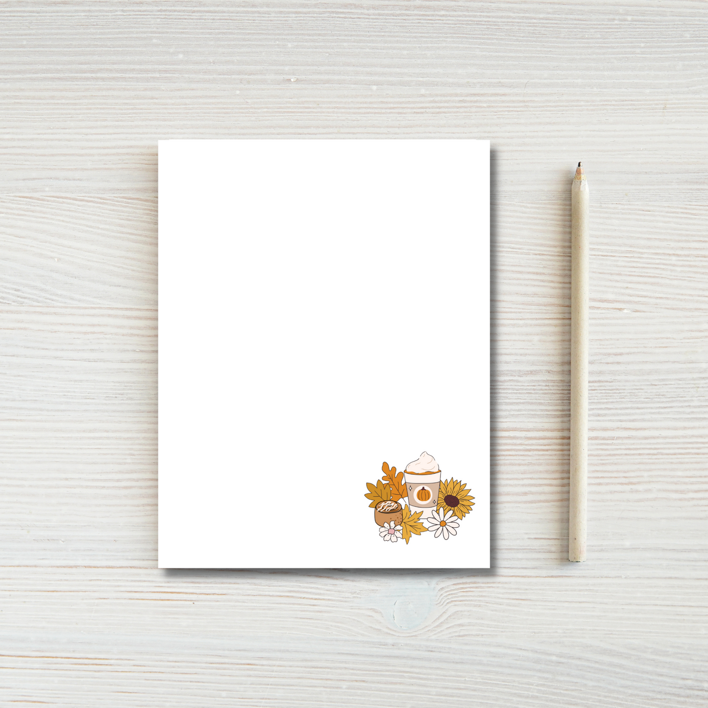 Pumpkin Spice Notepad
