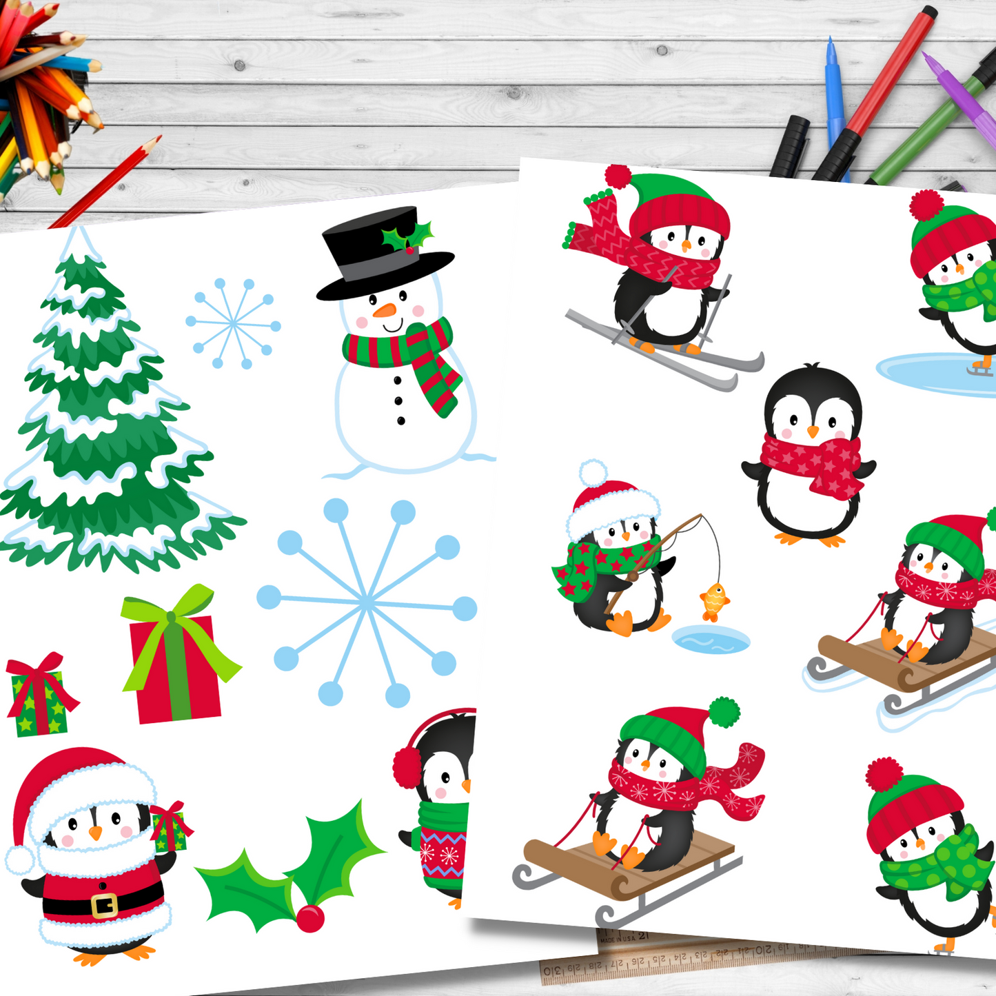 Penguin AAC Play Scene