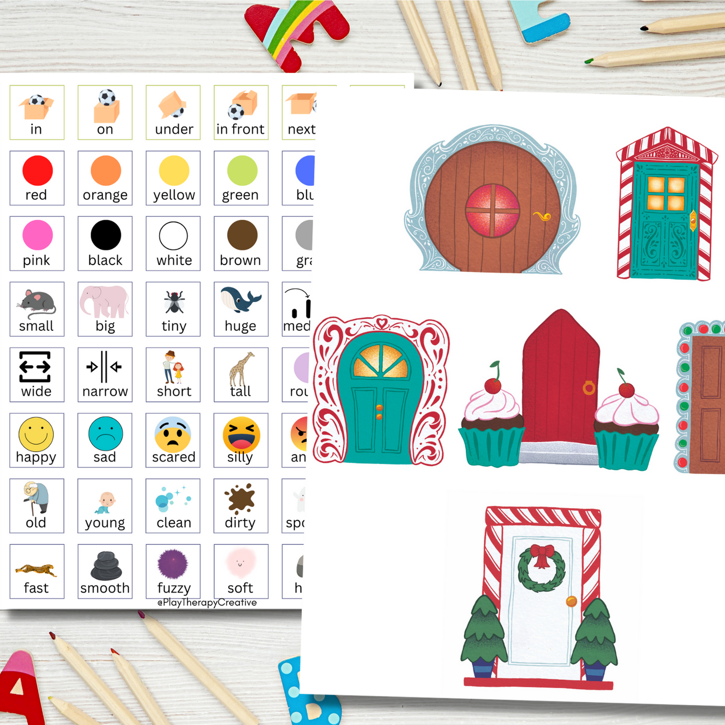Gingerbread AAC Play Scene