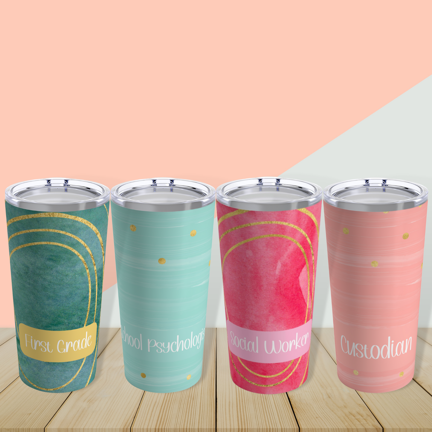 Custom Gemstone Tumbler 20oz