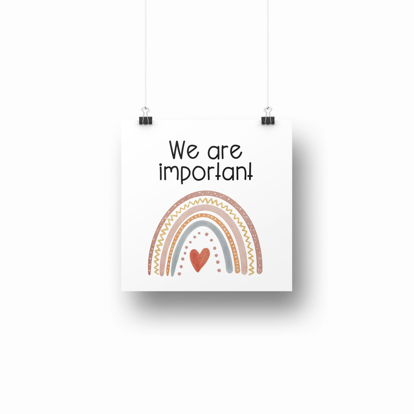 Rainbow Classroom Affirmation Card Set