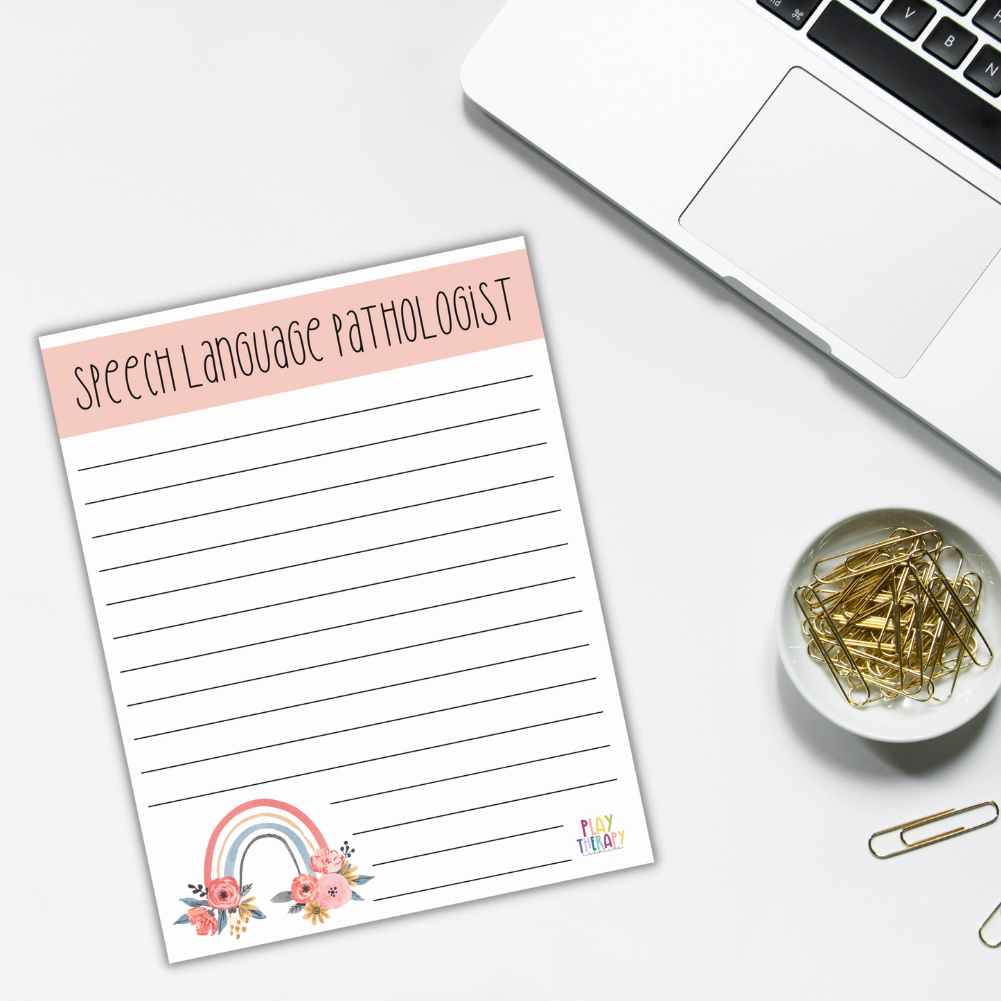 SLP Floral Rainbow Notepad