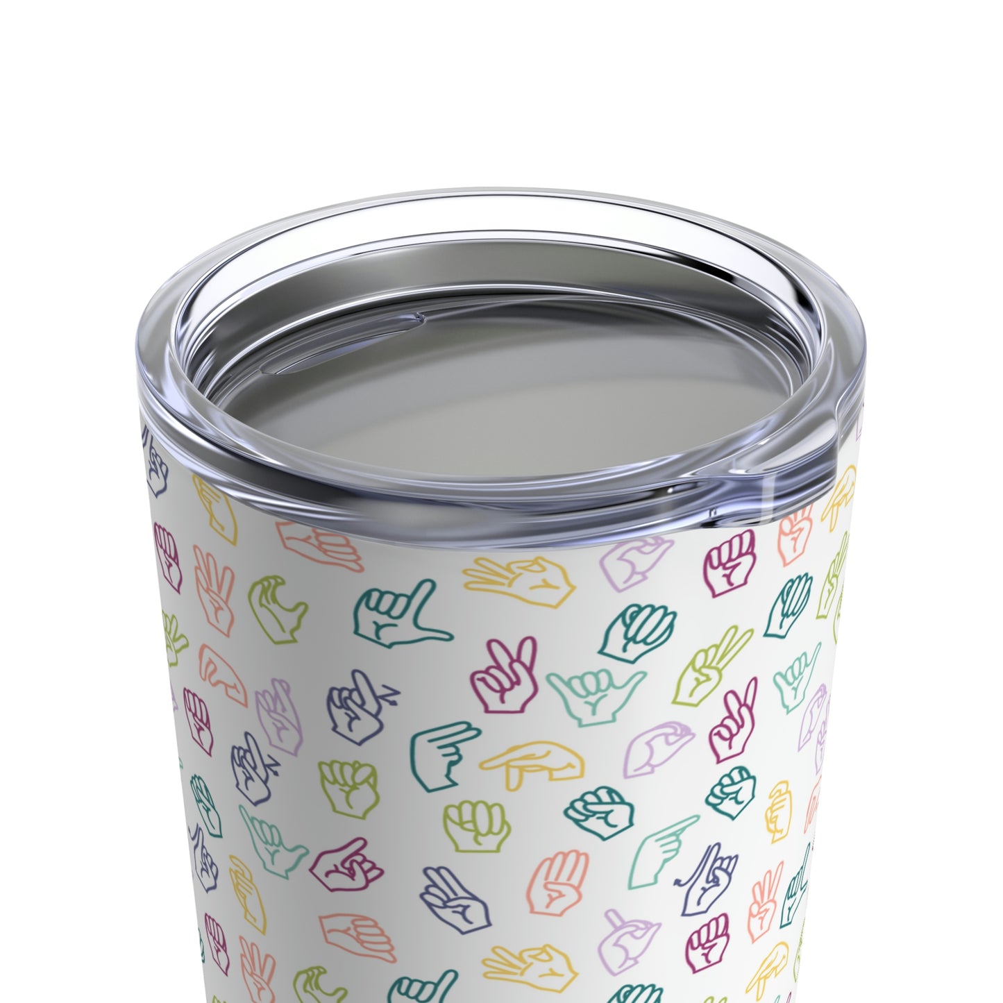 ASL Rainbow Tumbler 20oz