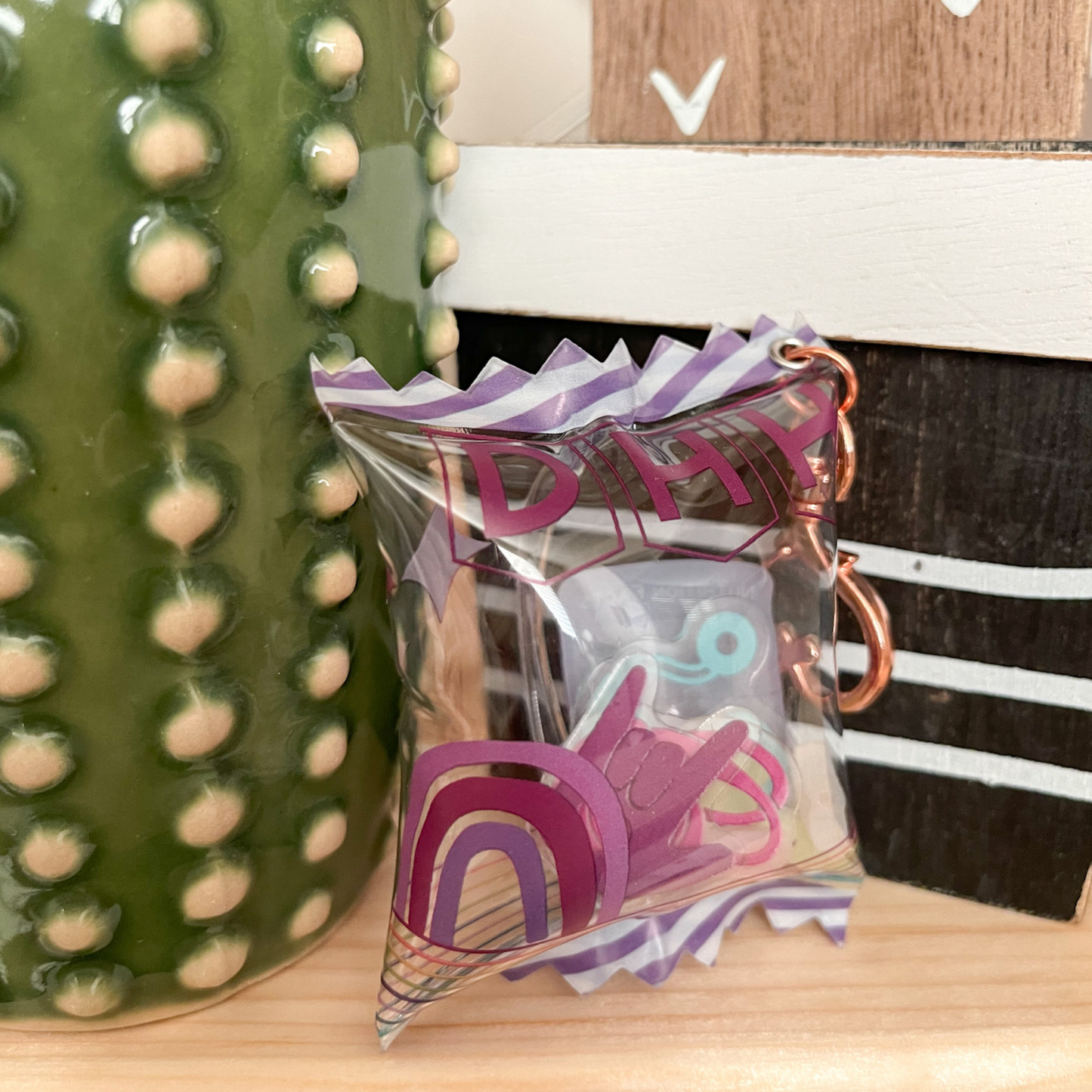 DHH Badge Charm Keychain