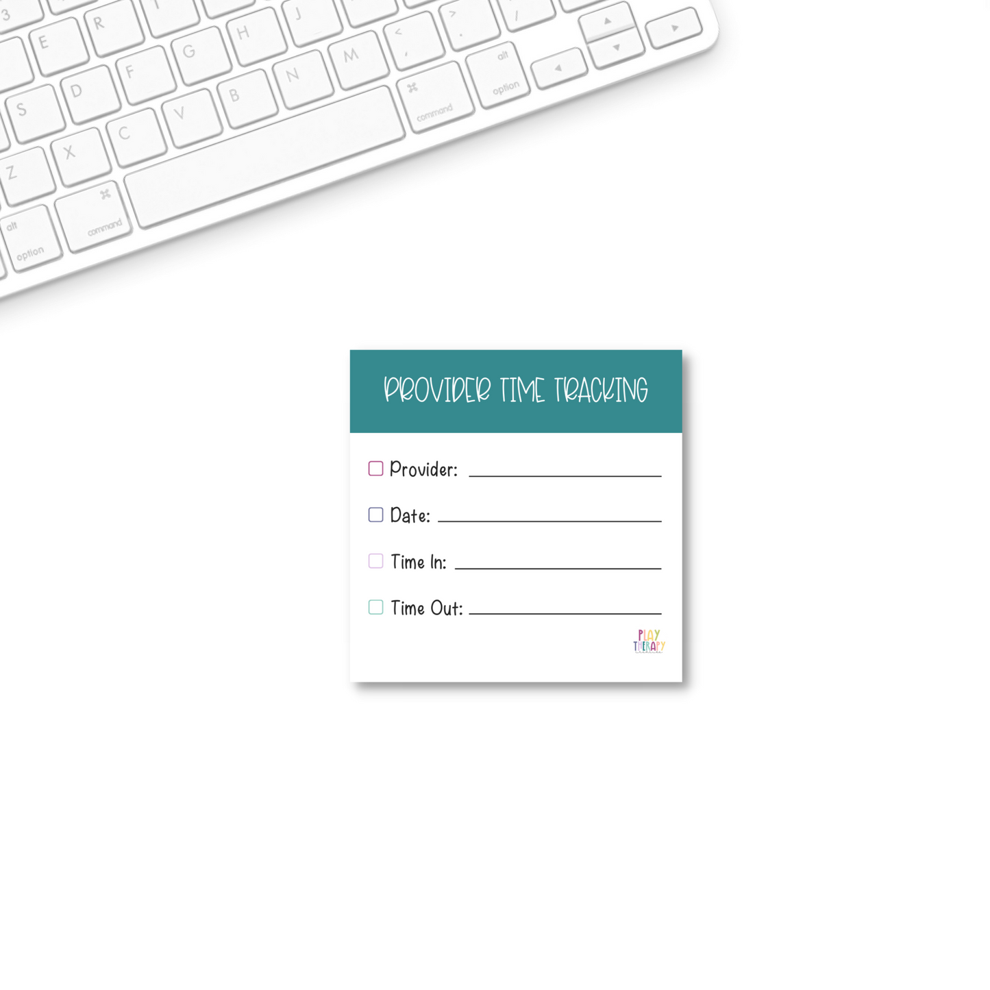 Provider Time Tracking Sticky Notes