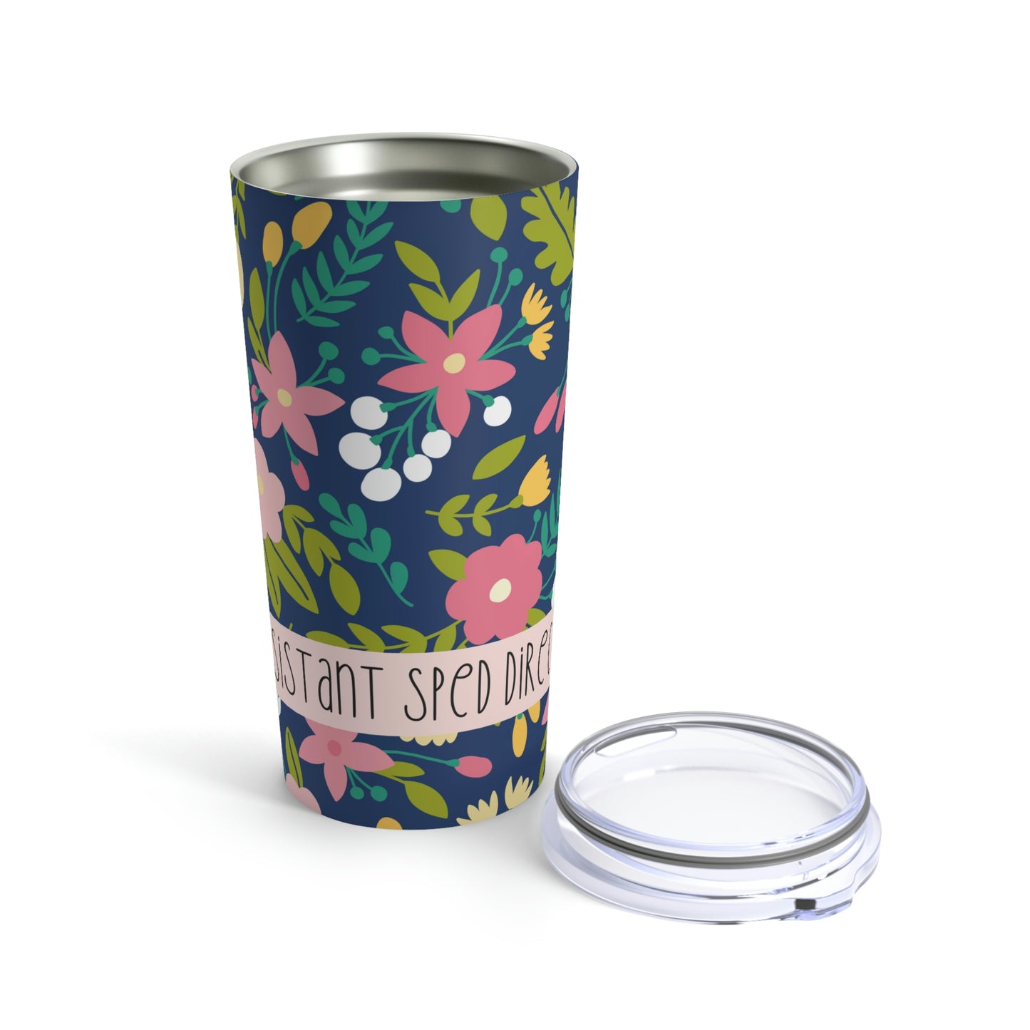 Customizable Floral Tumbler 20oz