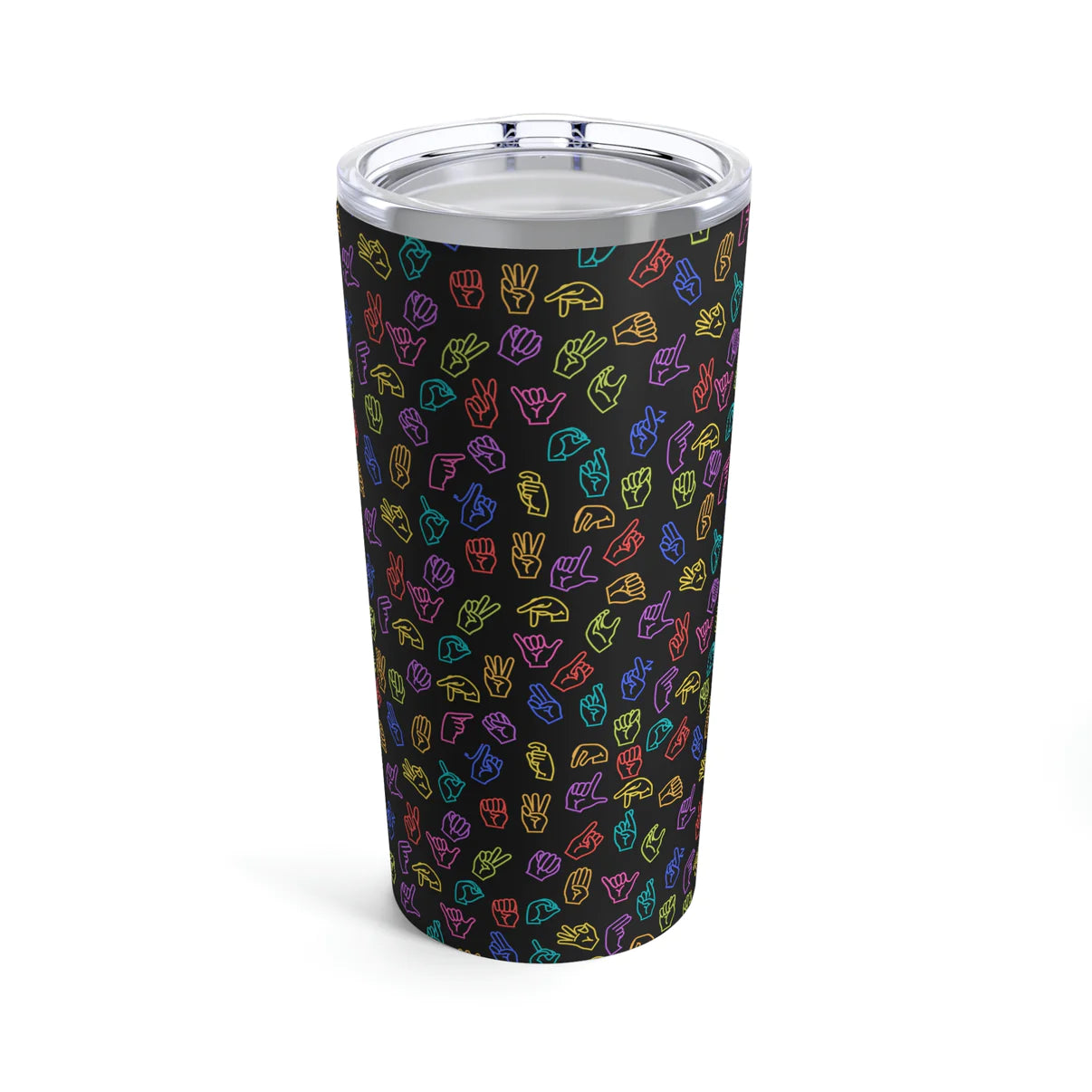 ASL Rainbow Tumbler 20oz