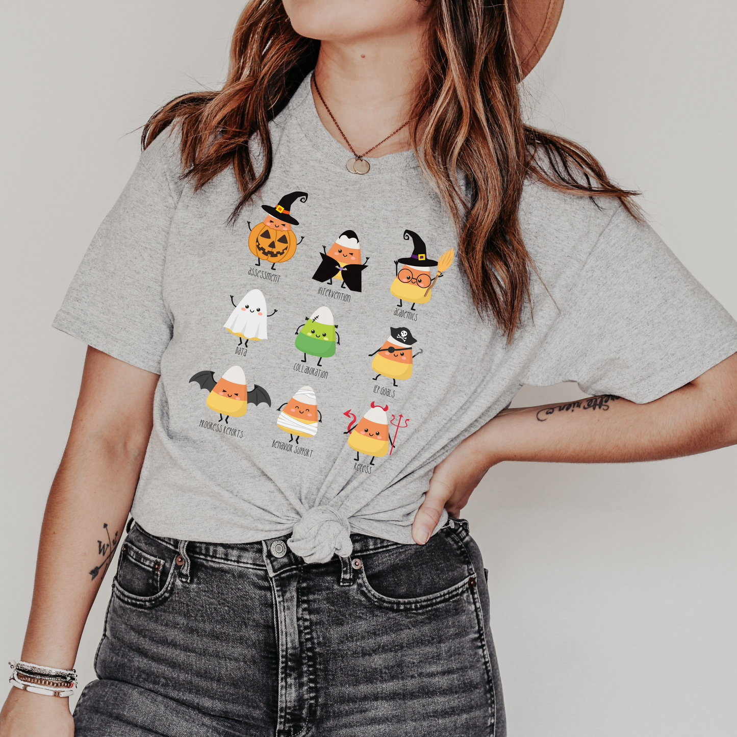 SpEd Teacher Candy Corn Scope of Practice Tee