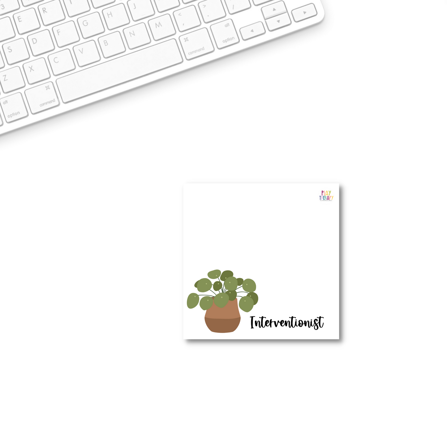 Interventionist Potted Plant Floral Sticky Notes