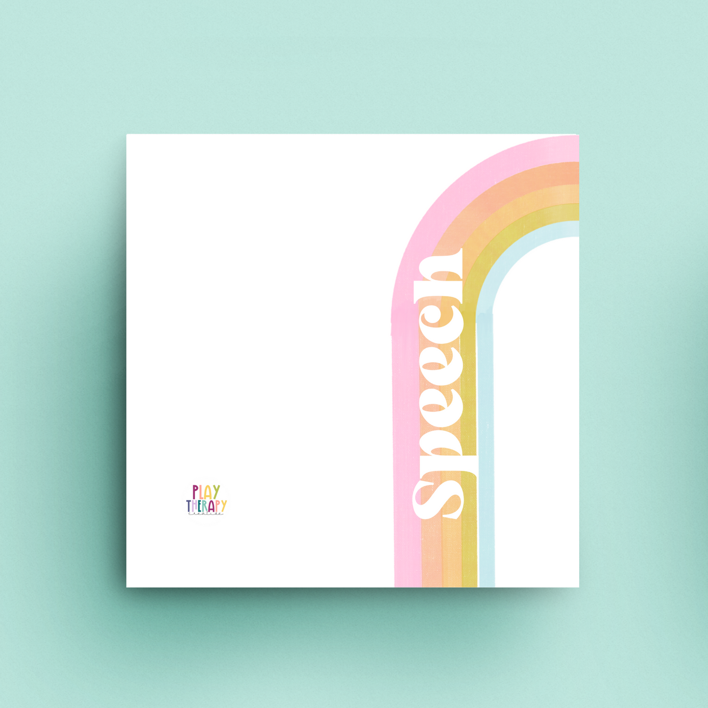 Speech Bright Rainbow Sticky Notes
