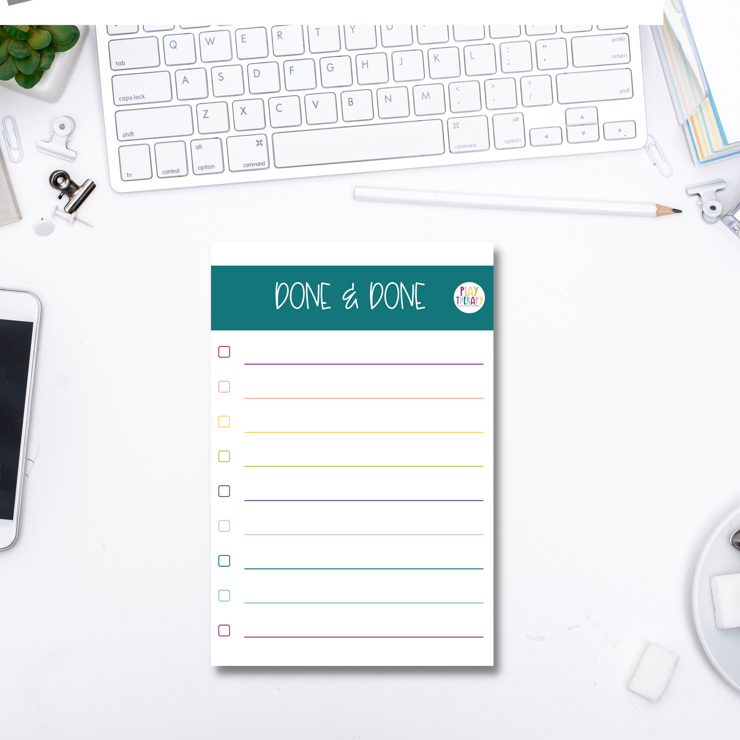 Done & Done To Do List Sticky Notes (4 x 6 in)