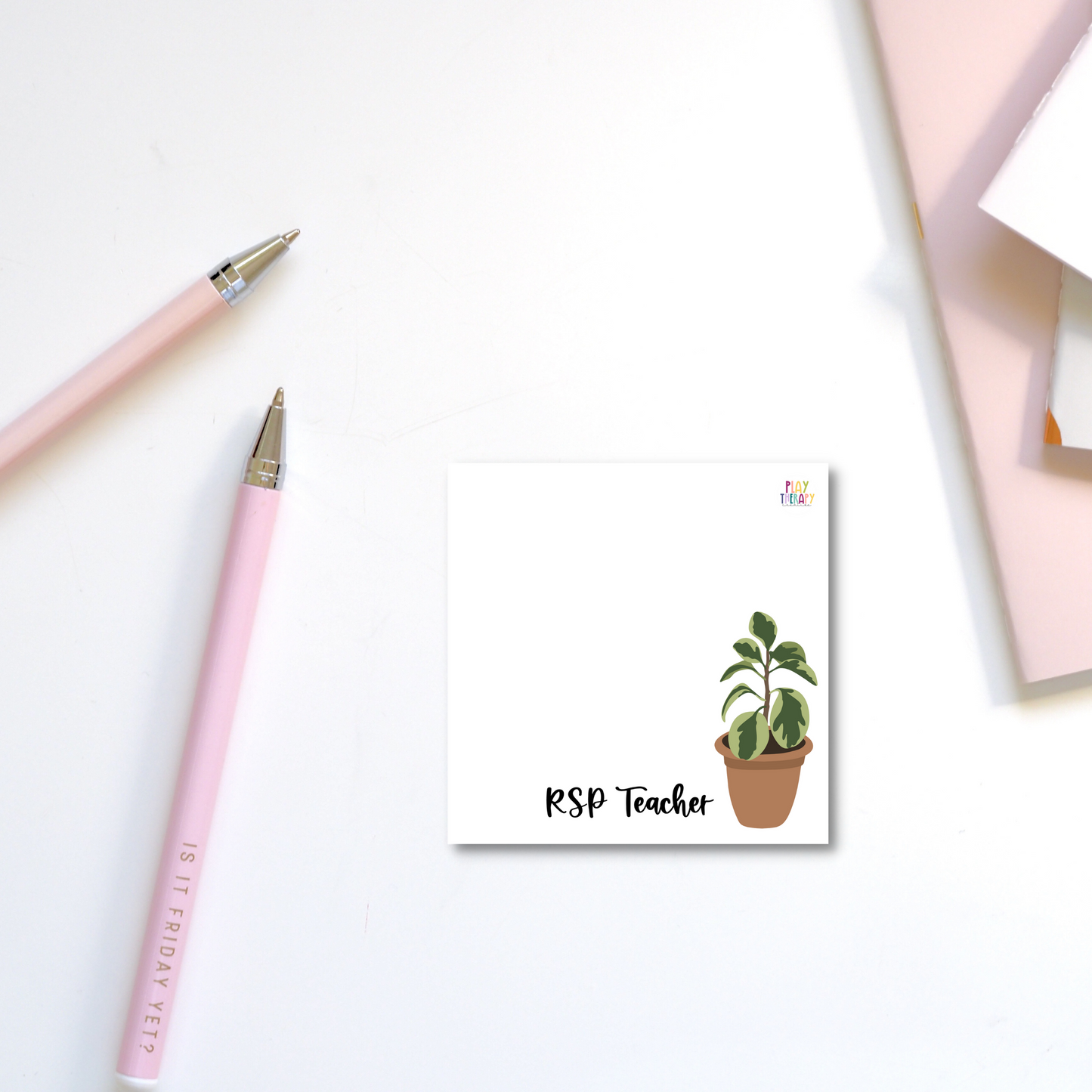 RSP Teacher Potted Plant Sticky Notes