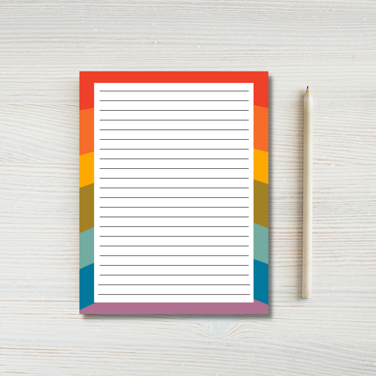 Rainbow Notepad