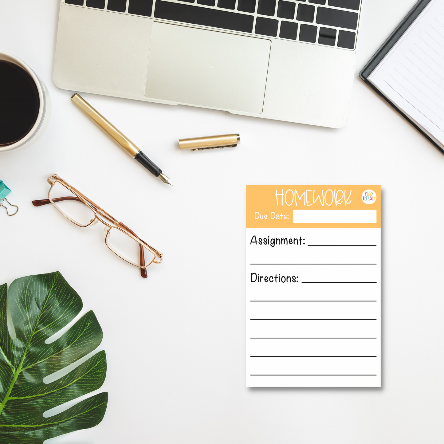 Homework List Sticky Notes (4 x 6 in)