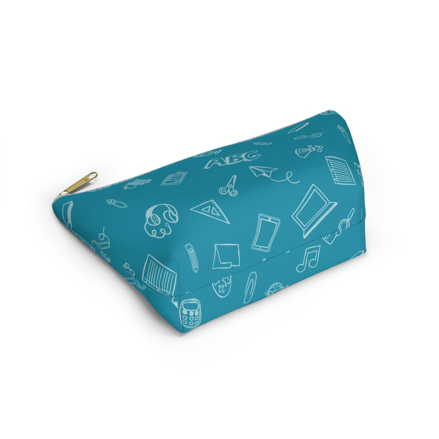 Customizable Elementary Doodles Pencil Pouch w T-bottom