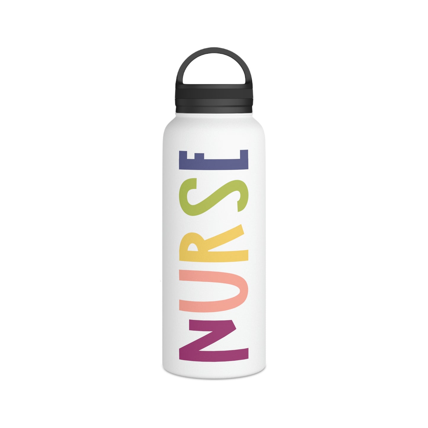 Muted Tones Personalized Stainless Steel Water Bottle 32oz