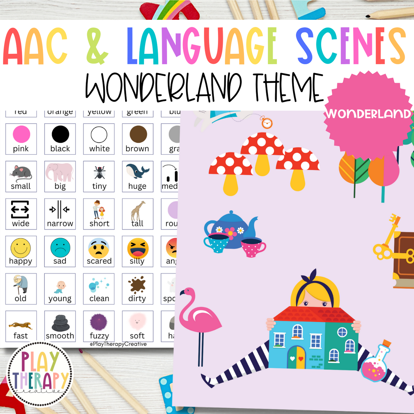 Wonderland AAC Play Scene