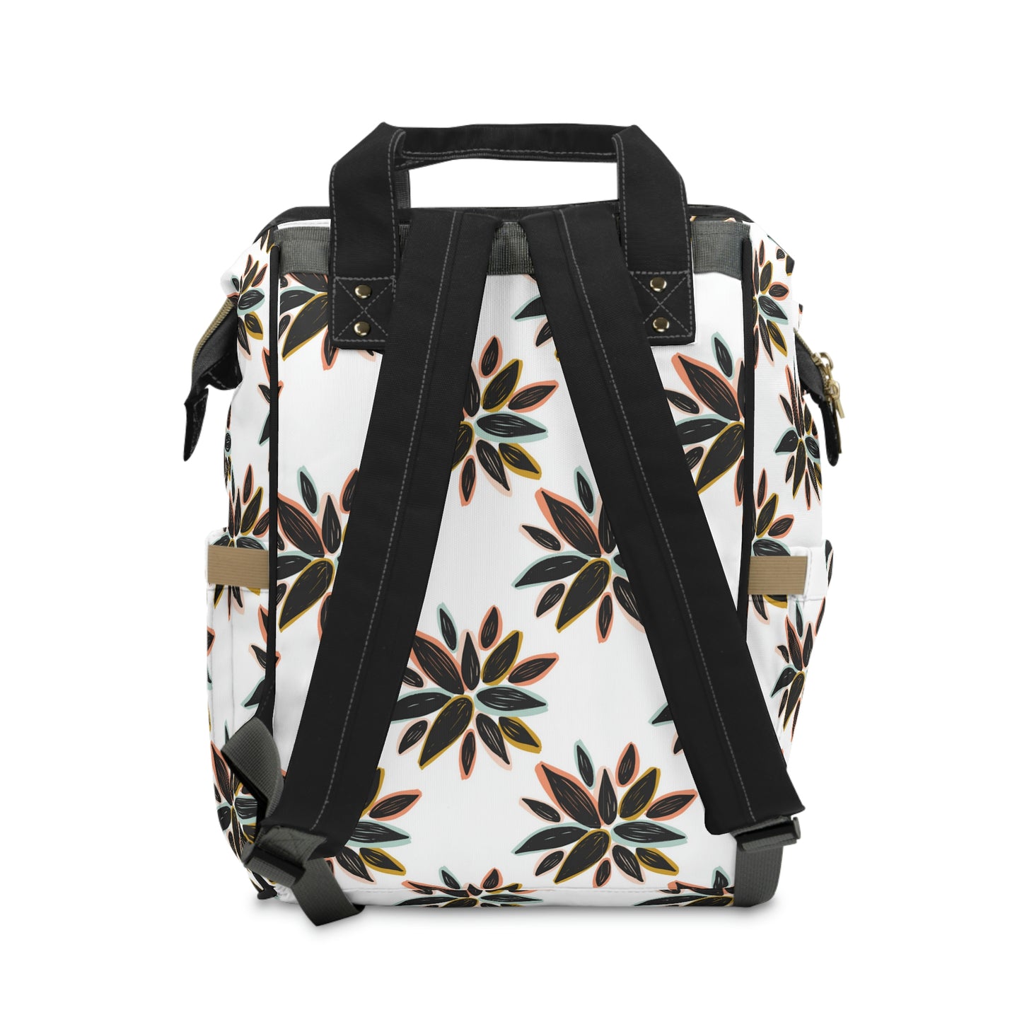 B + W Floral Backpack