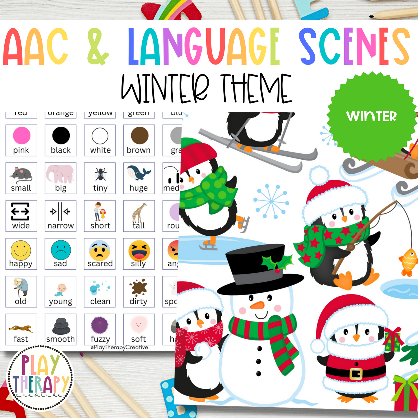 Penguin AAC Play Scene