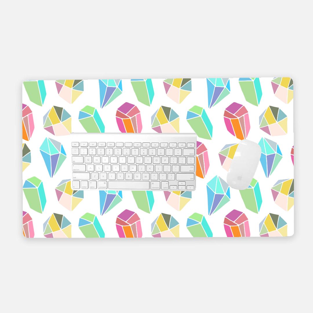 Crystals Desk Mat (24 x 14)