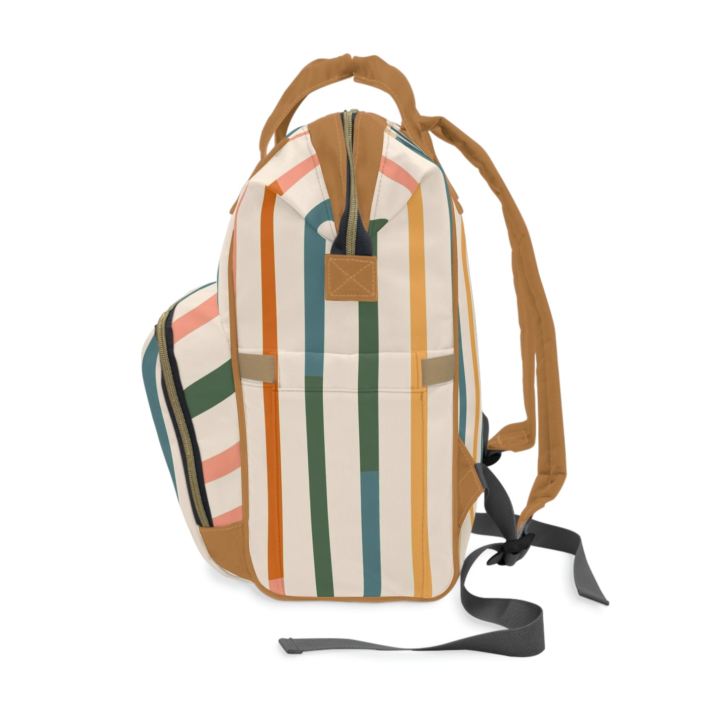 Muted Rainbow Stripes Backpack