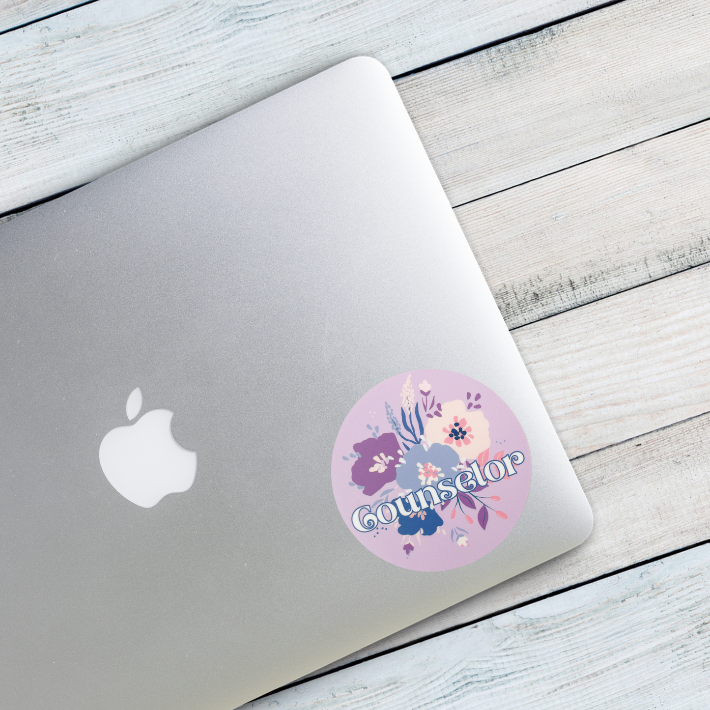 Counselor Floral Sticker