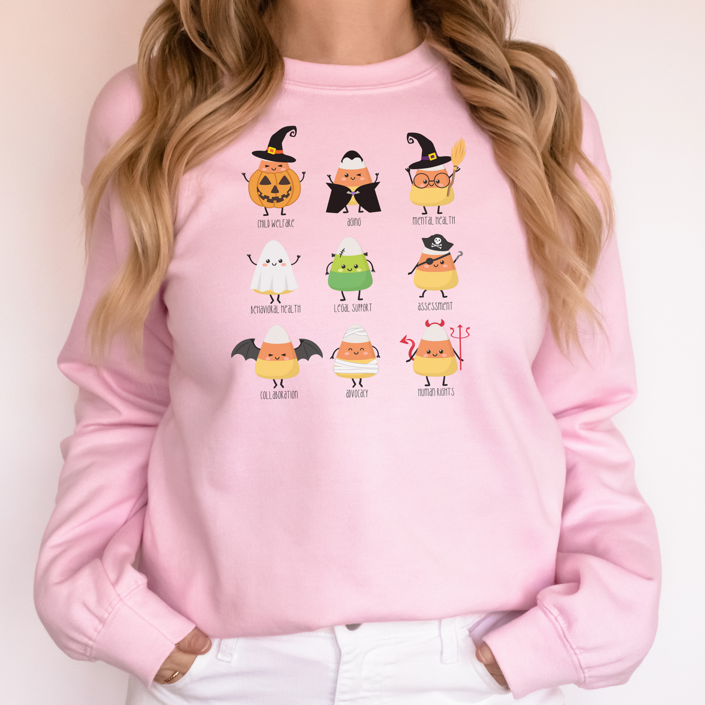 Social Worker Candy Corn Scope of Practice Pullover