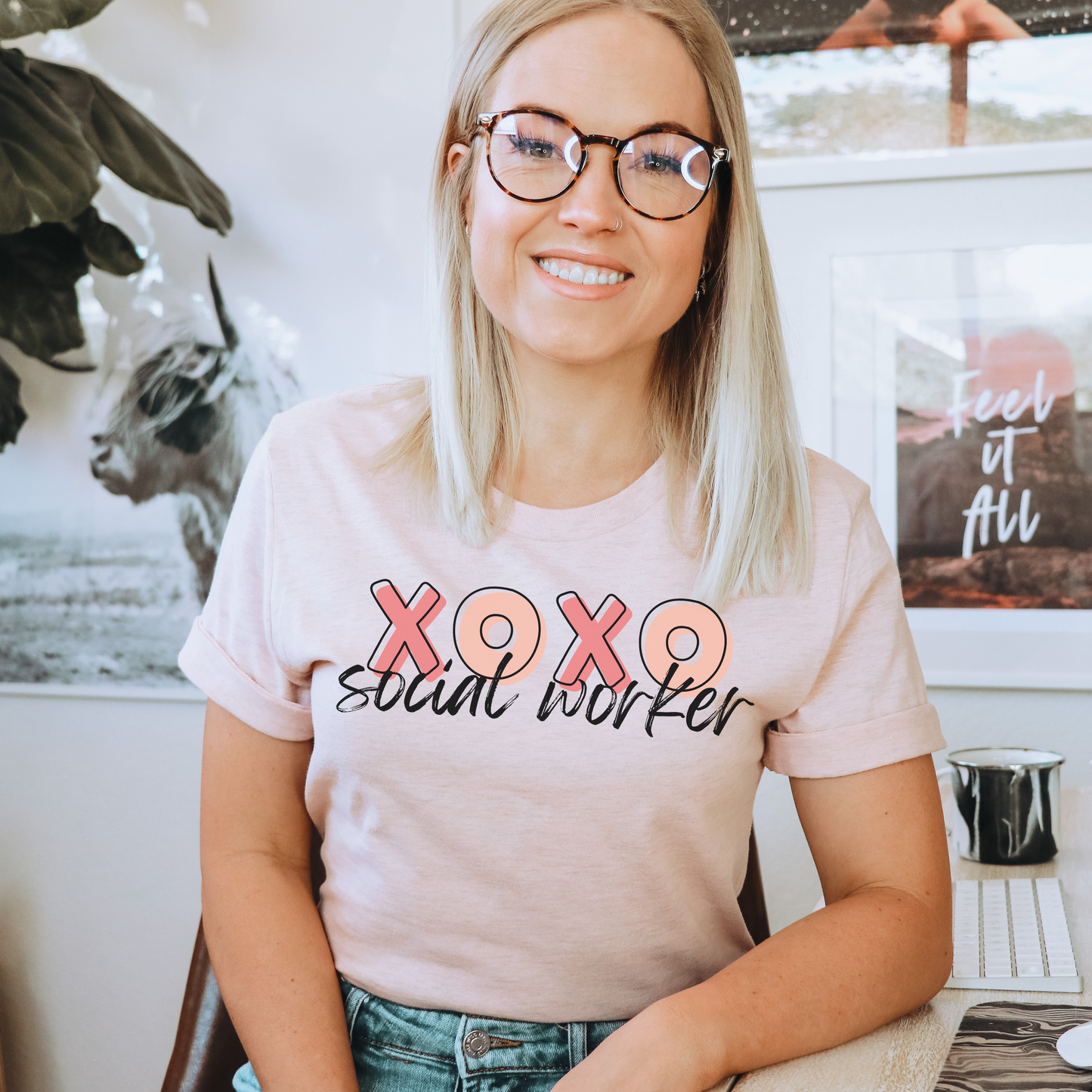 XOXO Social Worker Tee