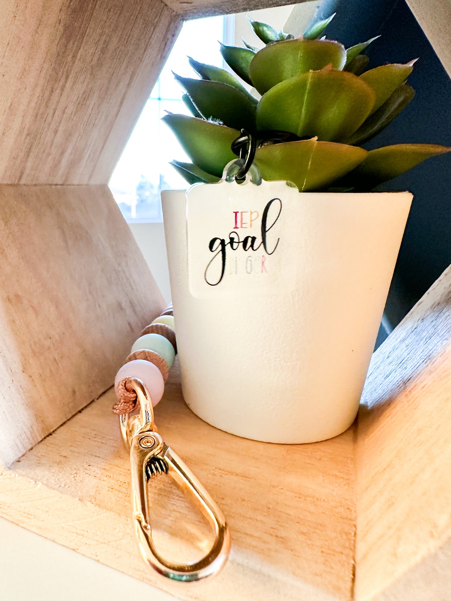 IEP Goal Digger Badge Charm