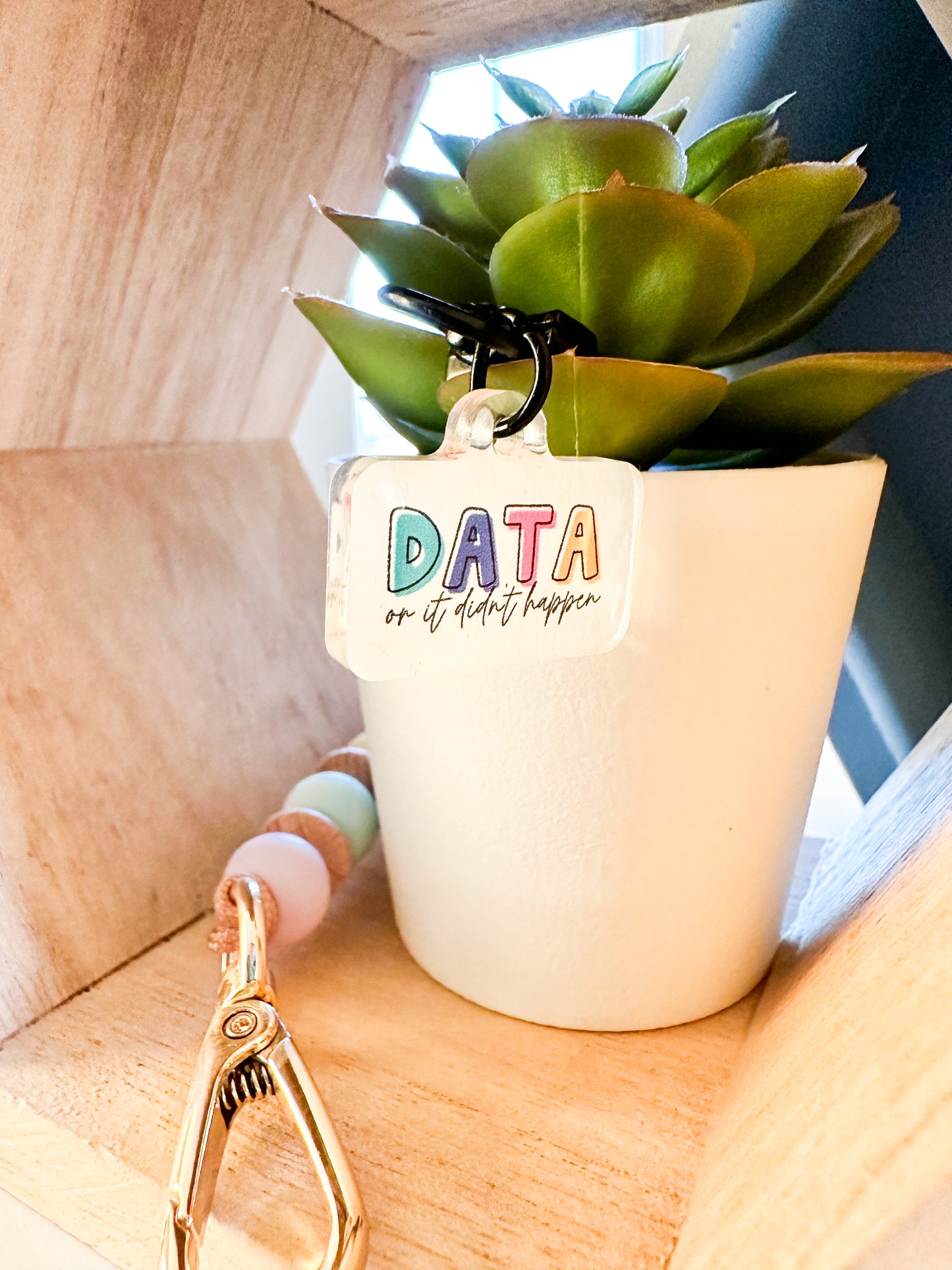 Data Or It Didn't Happen Badge Charm