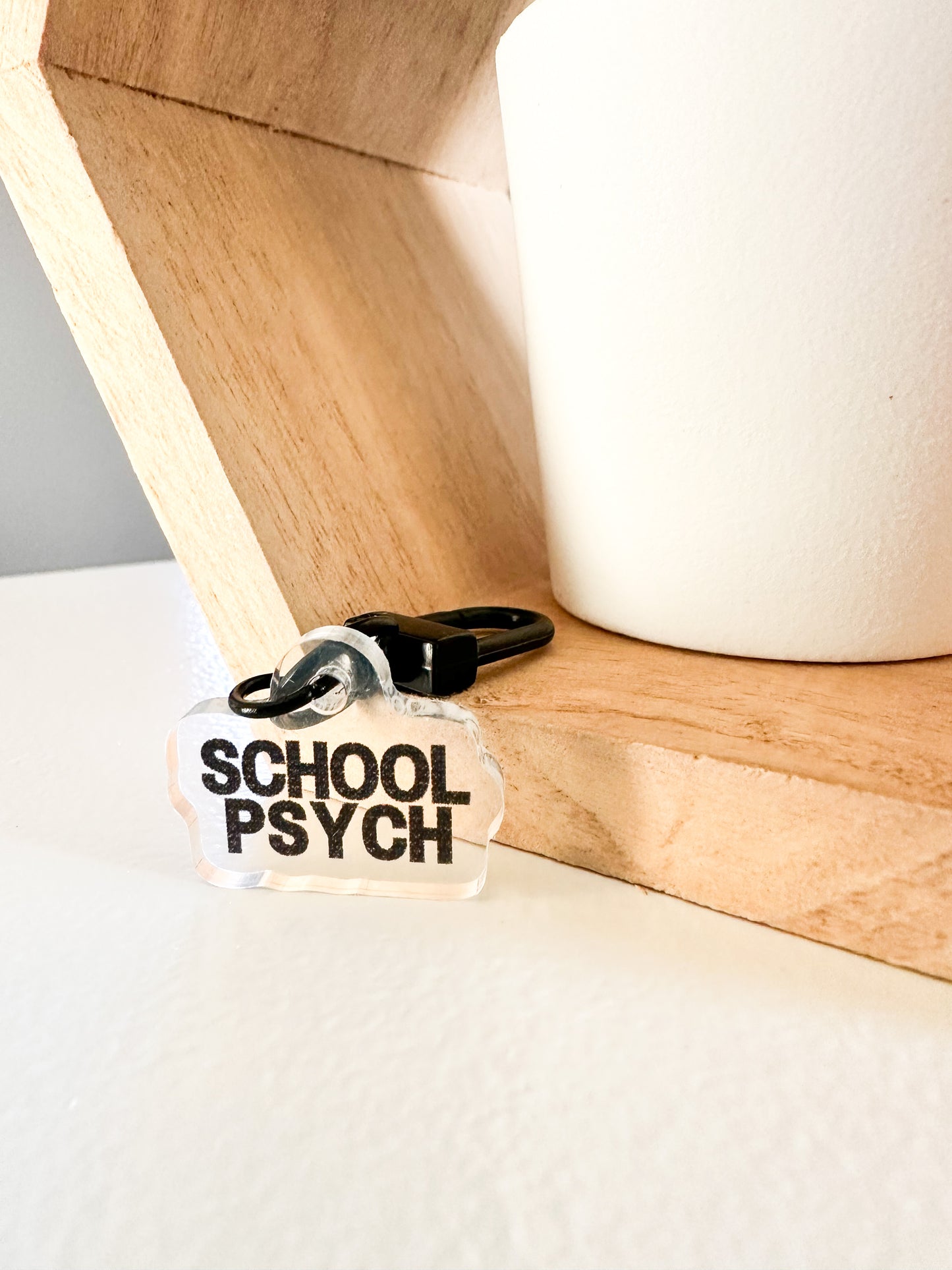School Psych Symbol Badge Charm
