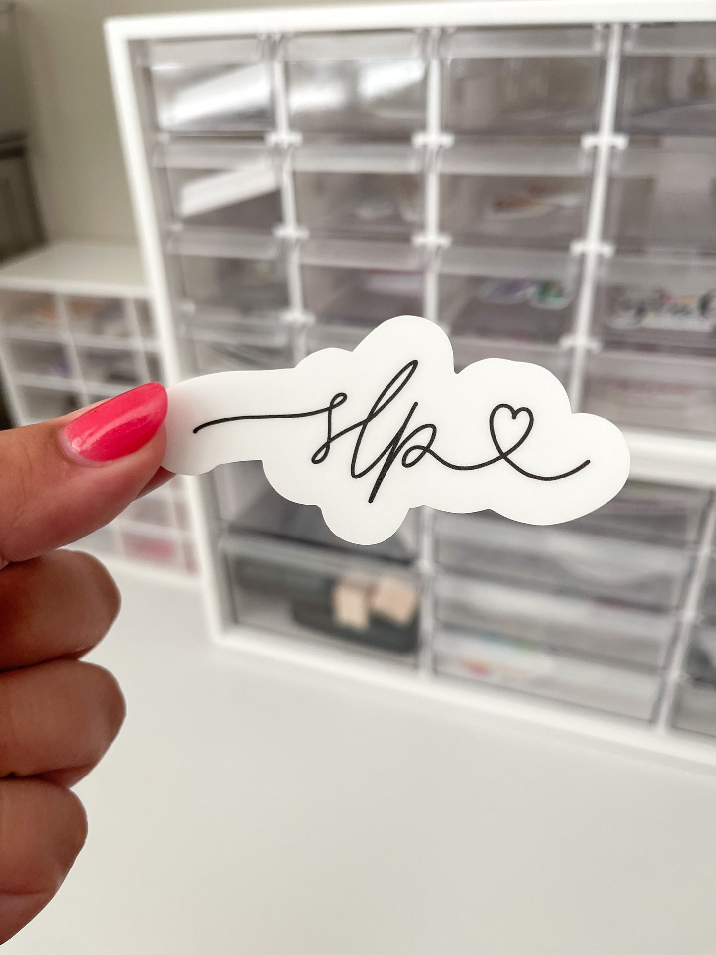 SLP Love Script Sticker
