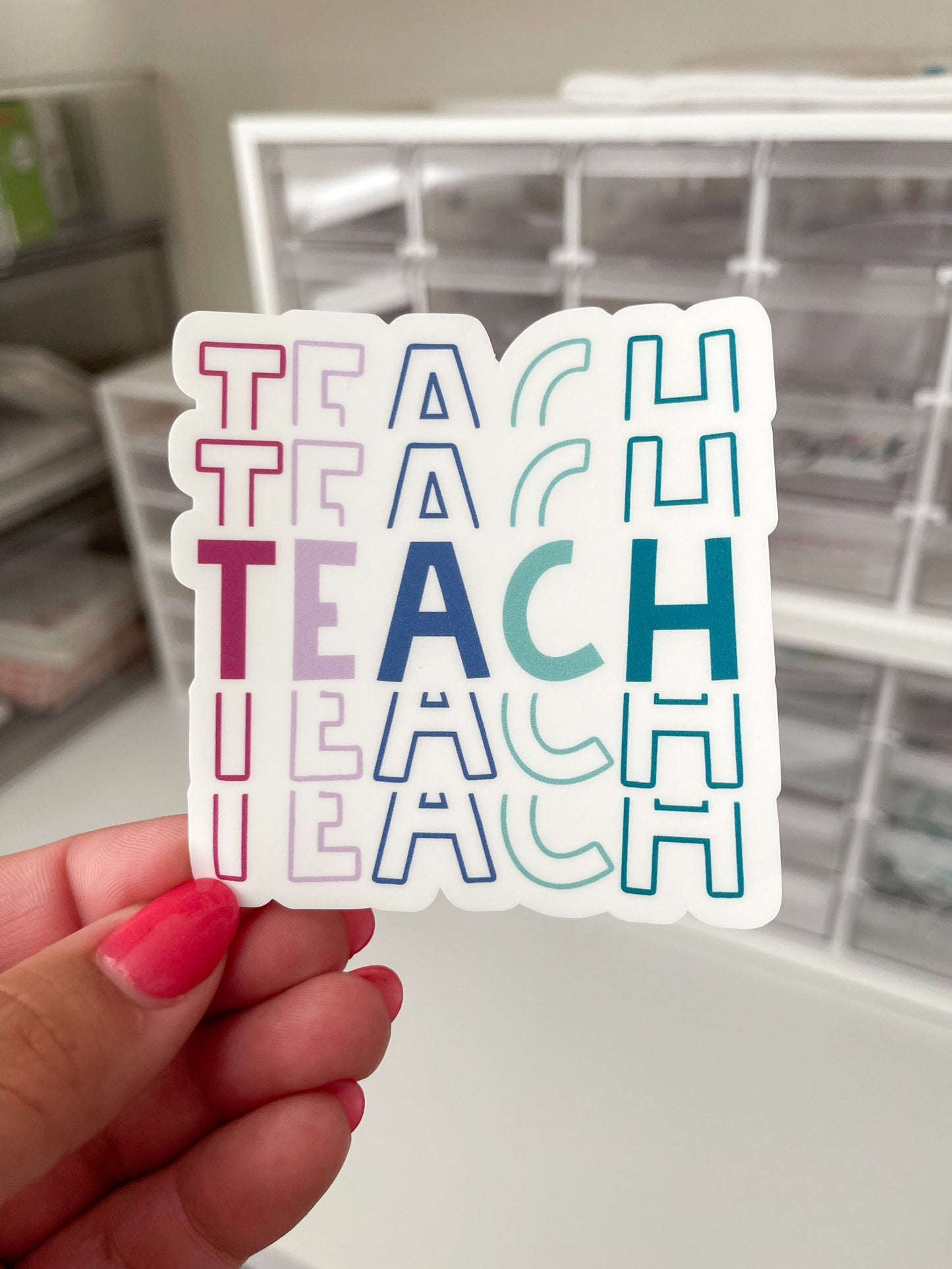 Teach Echo Sticker