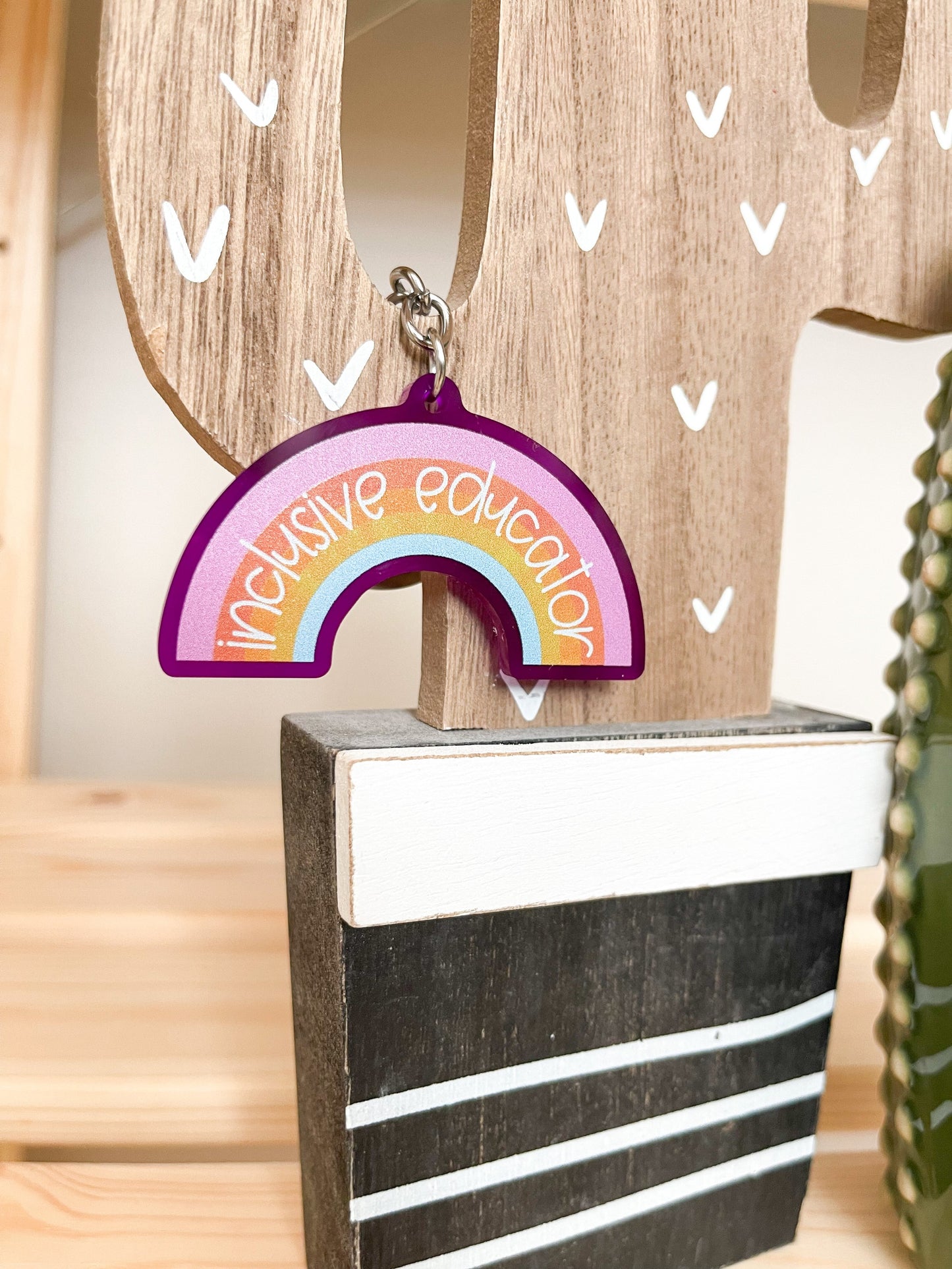 Inclusive Educator Keychain
