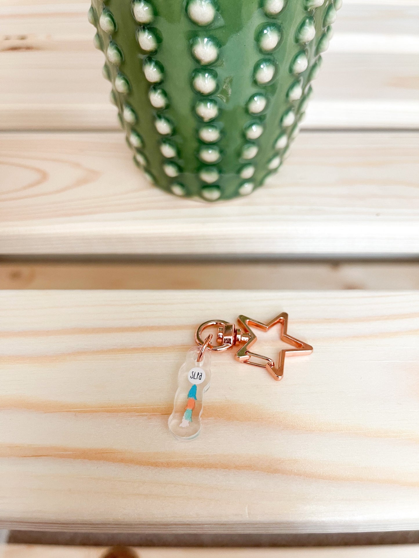 SLPA Tassel Balloon Badge Charm