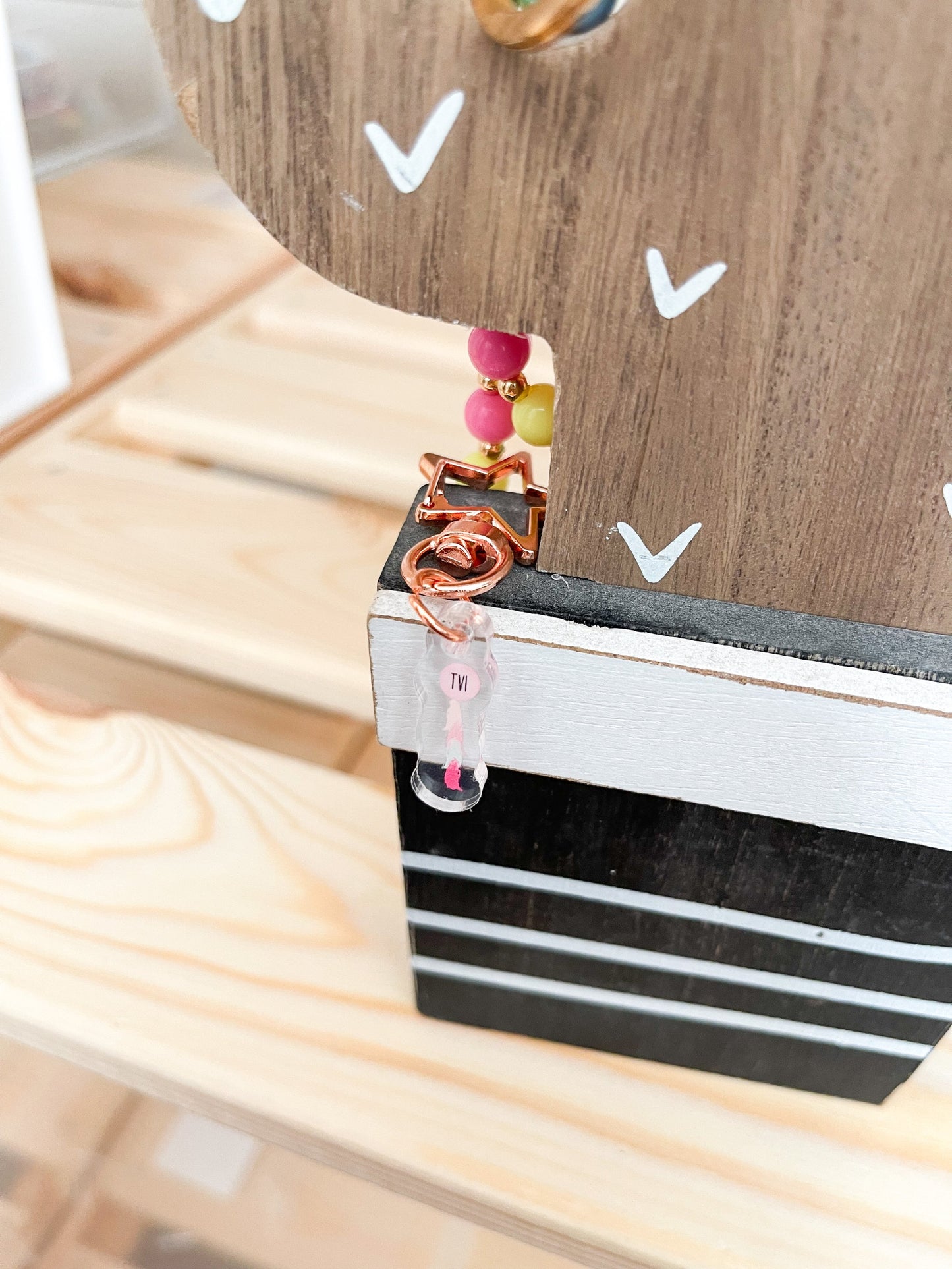 TVI Tassel Balloon Badge Charm