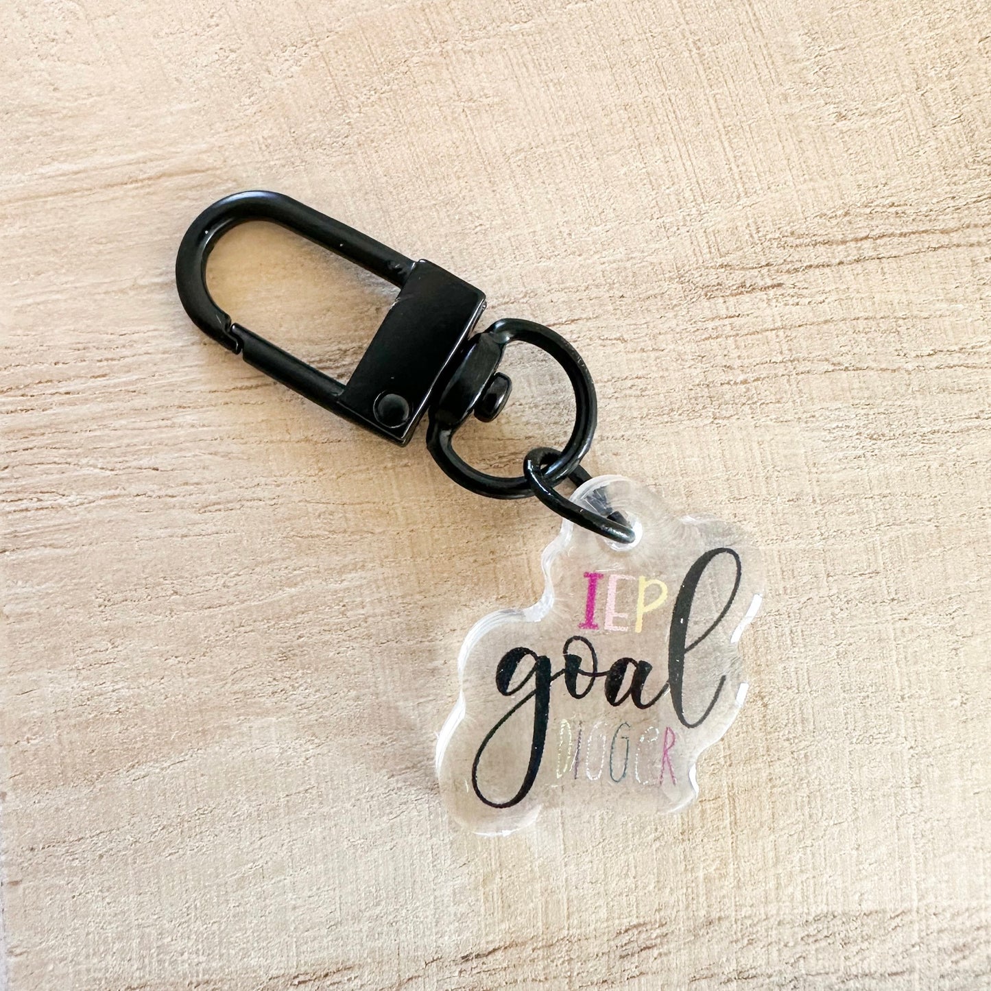 IEP Goal Digger Badge Charm