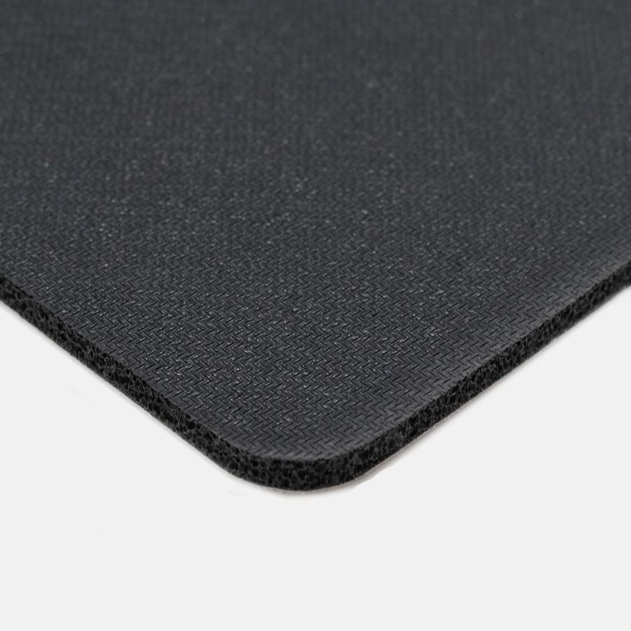 Bright Rainbow on White Psych Symbol Desk Mat - Large (24" x 14")