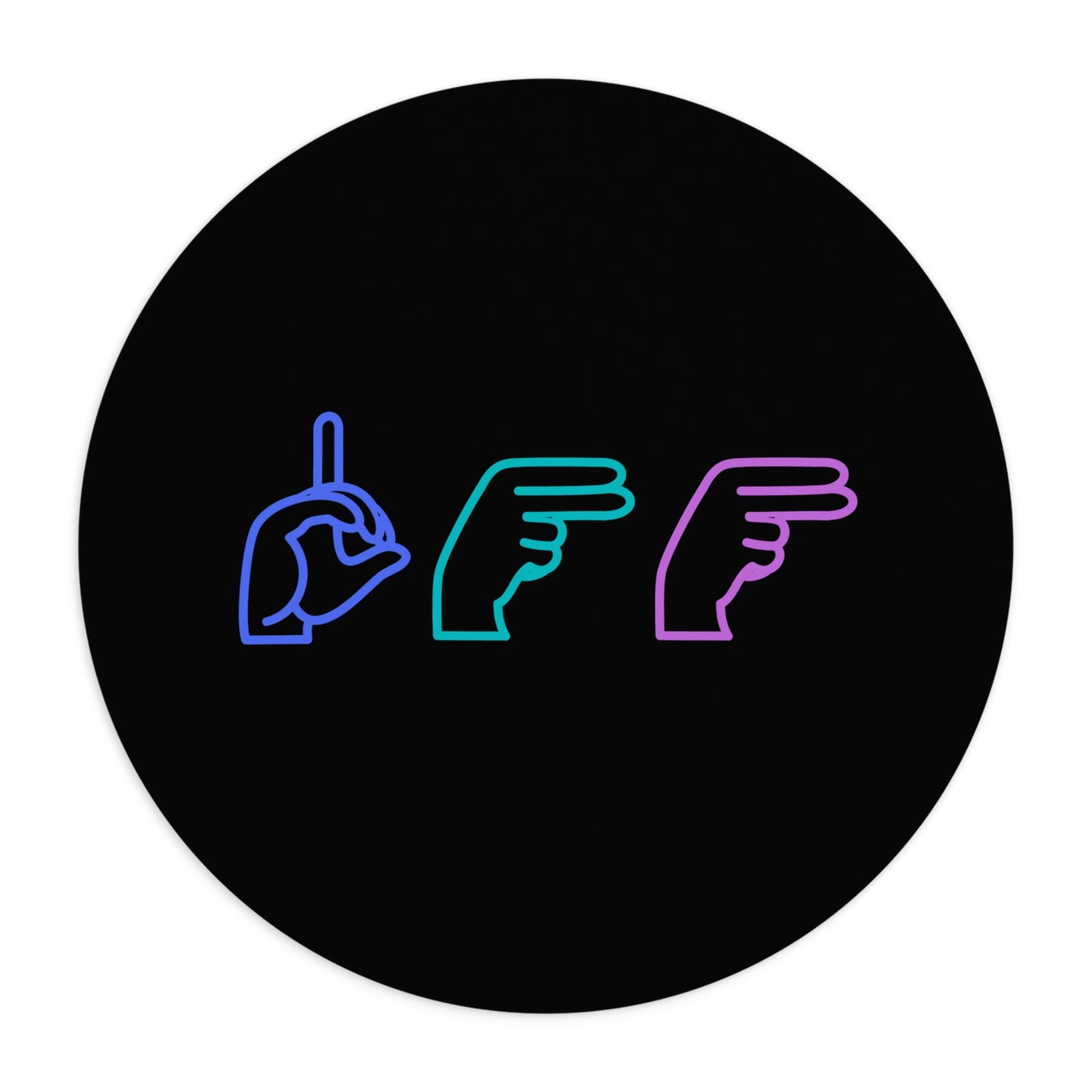 DHH ASL Mousepad