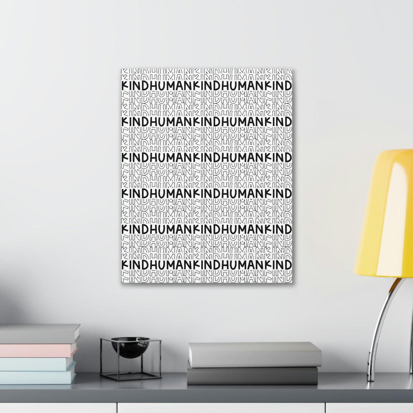 Kind Human Canvas Print (16 x 20 in)