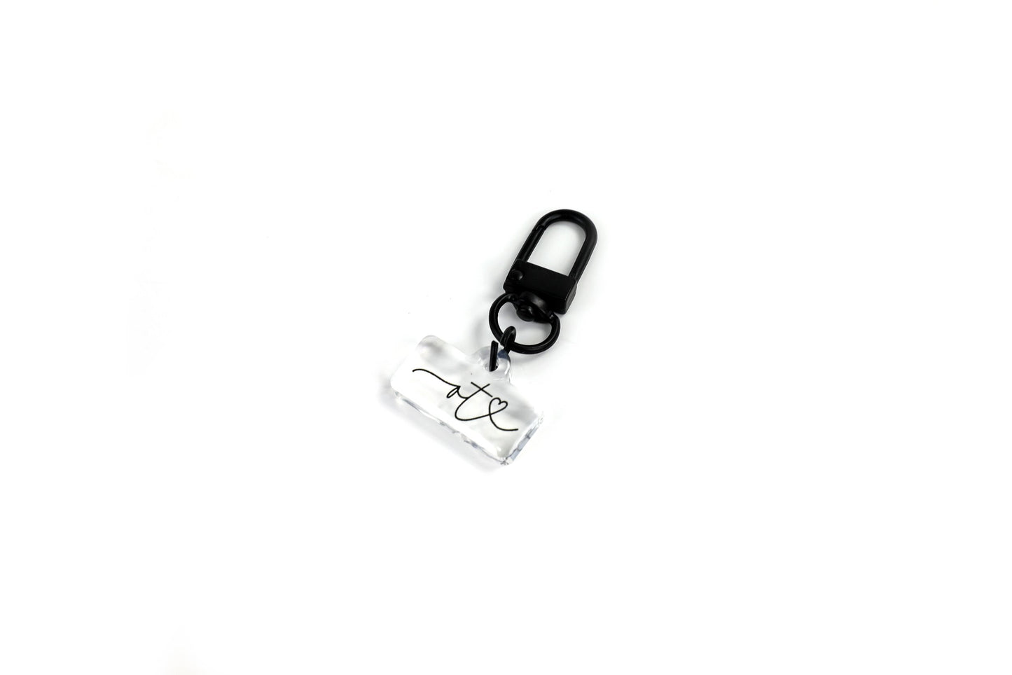 OT Love Script Badge Charm