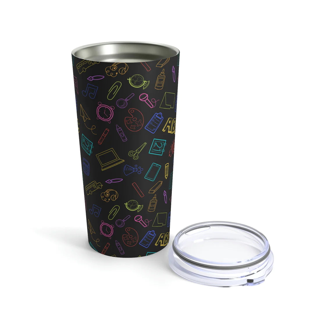 Elementary Doodles Rainbow Tumbler 20 oz