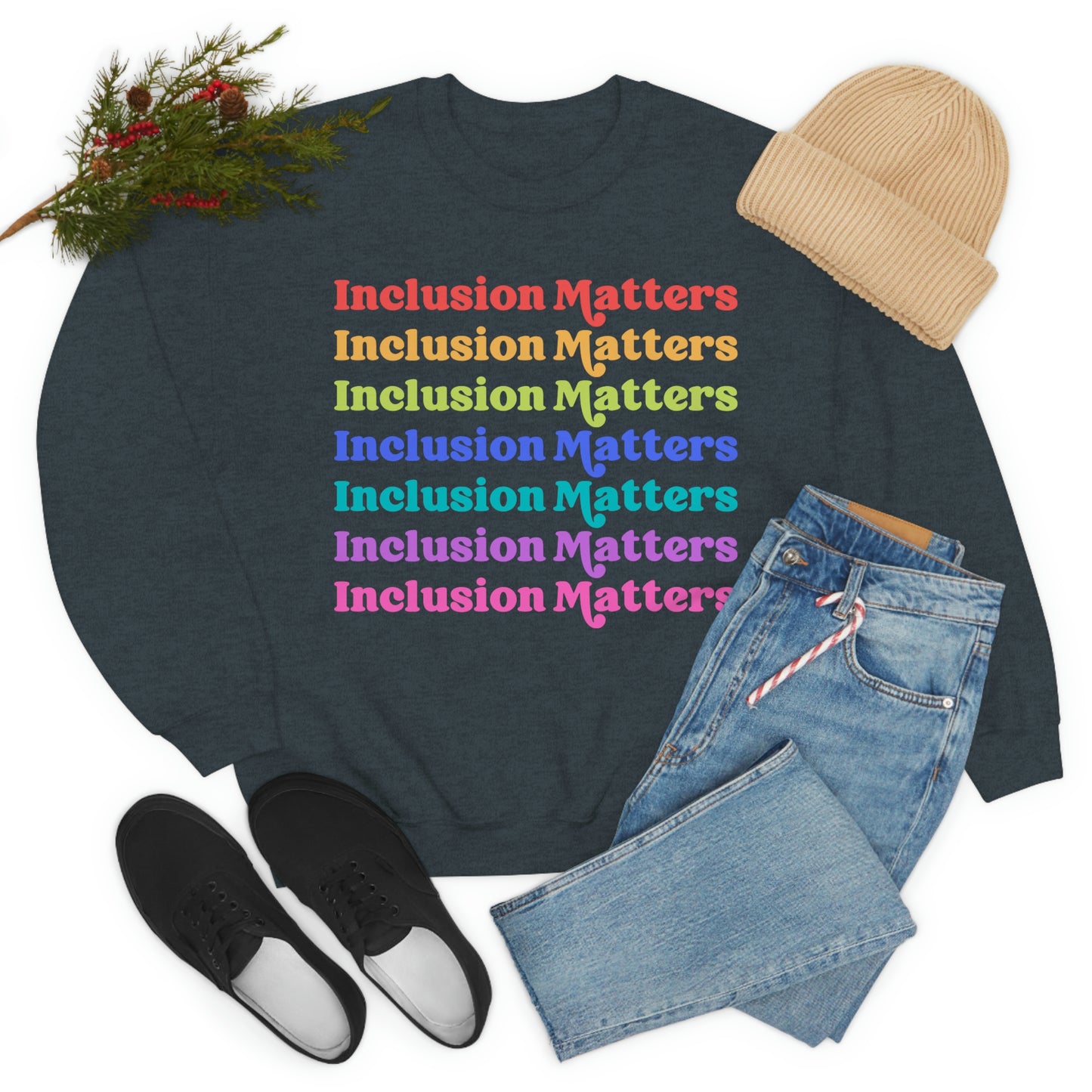 Rainbow Inclusion Matters Pullover