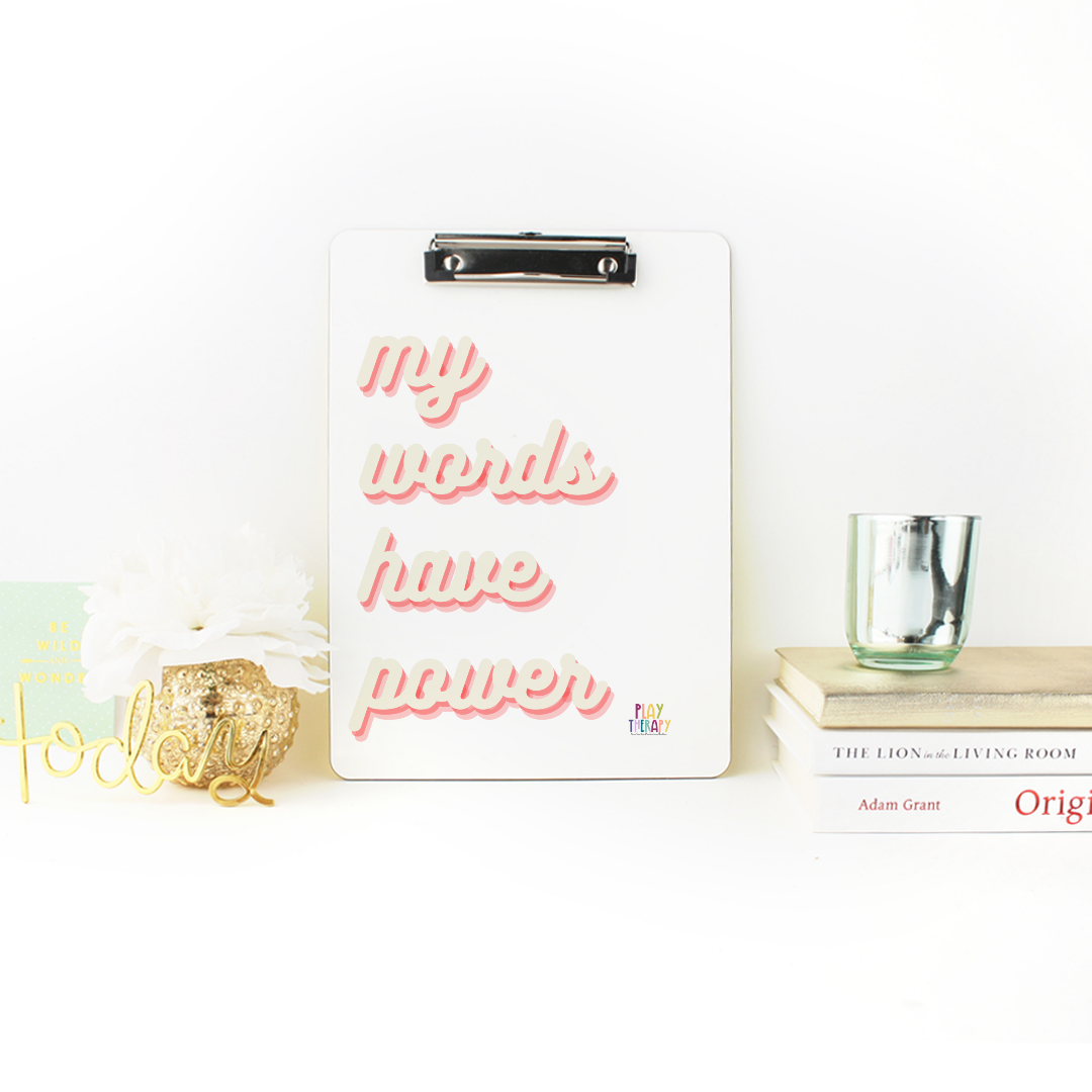 My Words Have Power Clipboard