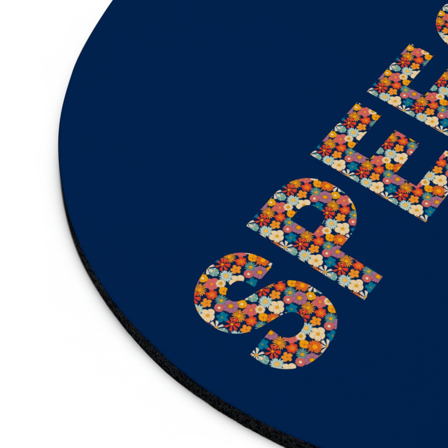 Retro Floral Speech Mousepad