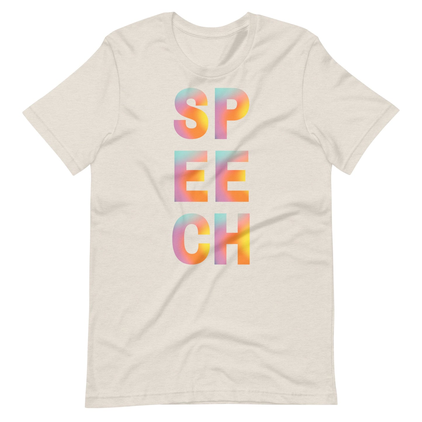Speech Watercolor Glow Tee