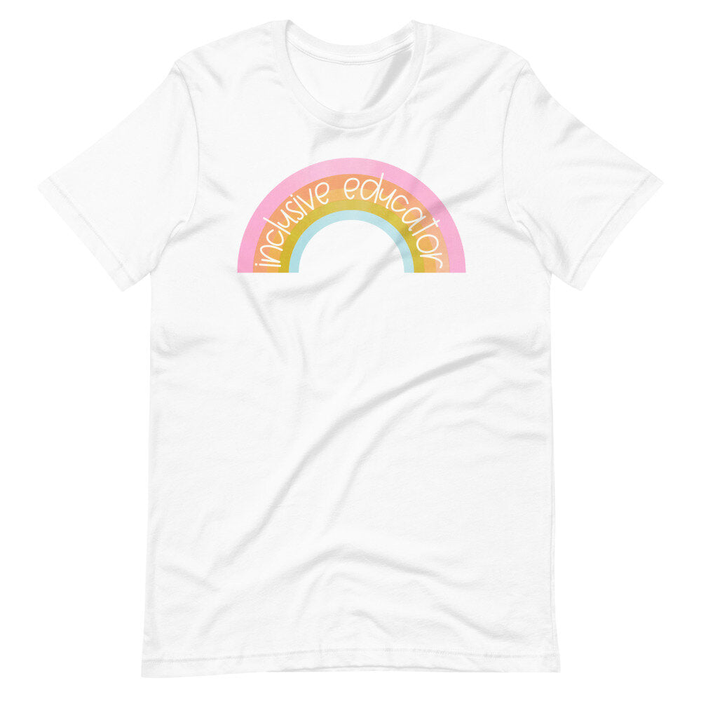Inclusive Educator Rainbow Tee