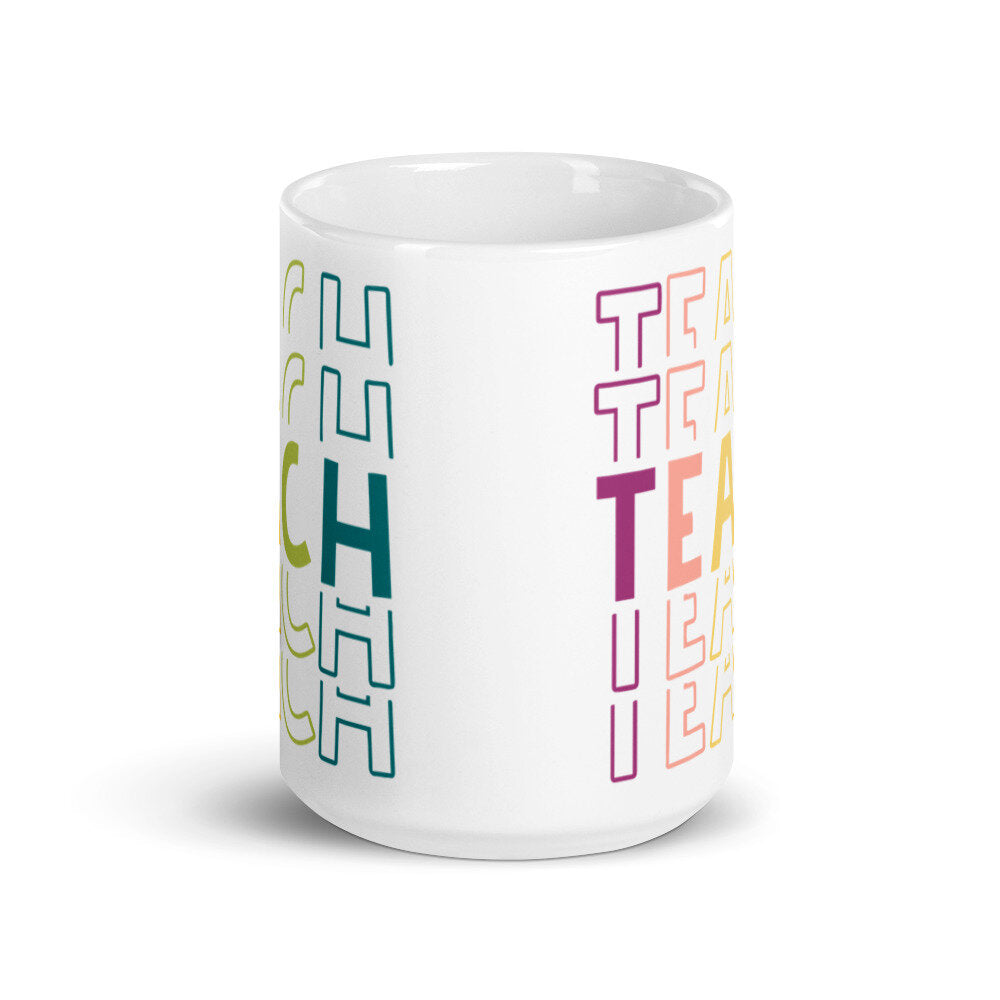 Teach Rainbow Mug