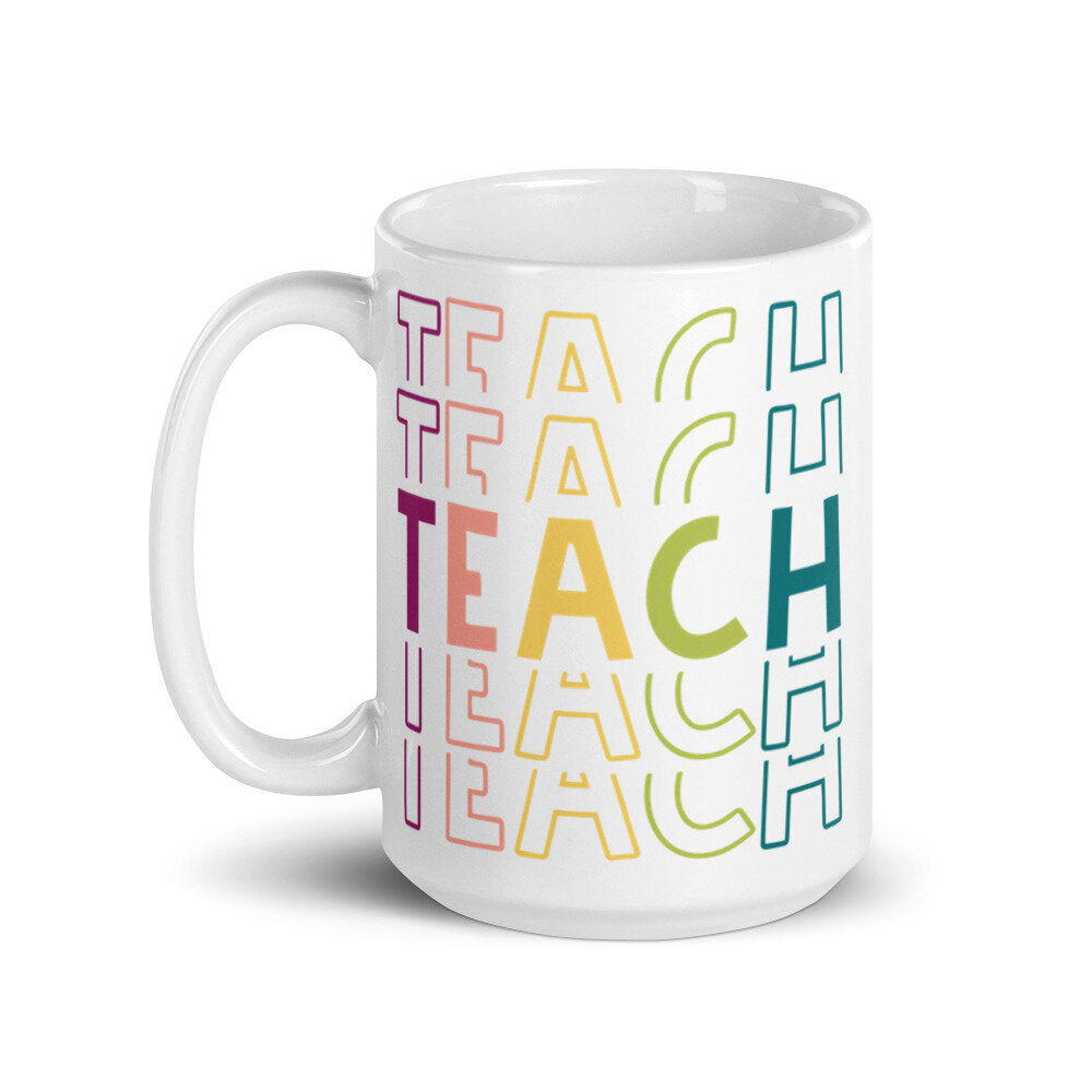 Teach Rainbow Mug